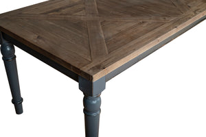 Henley Reclaimed Pine Fixed Top Dining Table | A Touch of Furniture Oxfordshire