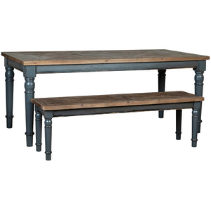 Henley Reclaimed Pine Fixed Top Dining Table | A Touch of Furniture Oxfordshire