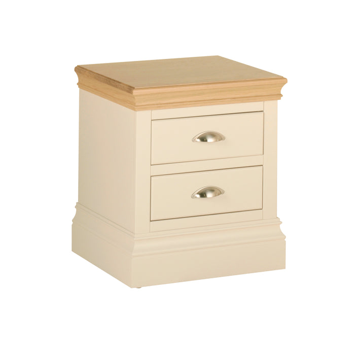 Lundy Pine Painted 2 Drawer Bedside