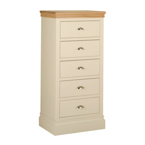 Lundy Pine Painted 5 Drawer Wellington | A Touch of Furniture Oxfordshire