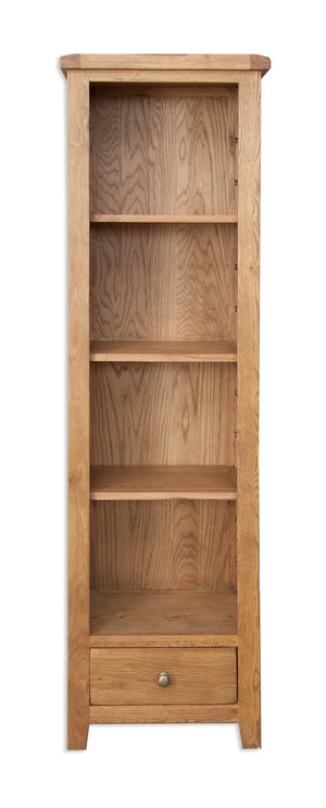 Melbourne Country Oak Slim Bookcase | A Touch of Furniture