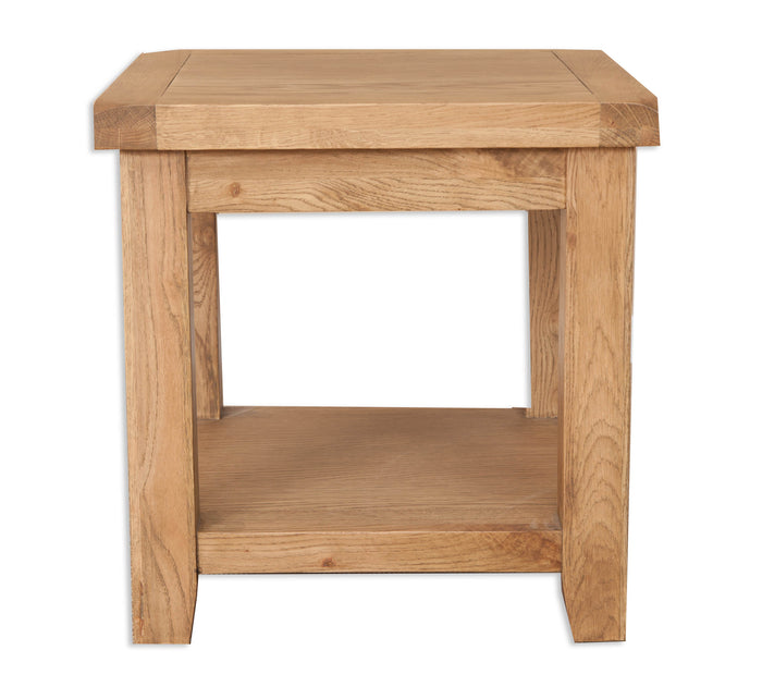 Melbourne Country Oak Lamp Table