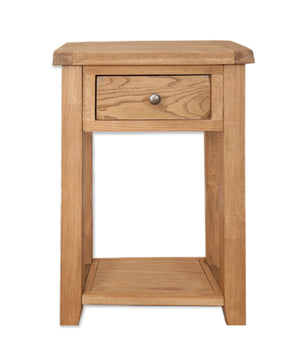 Melbourne Country Oak 1 Drawer Console Table  | A Touch of Furniture