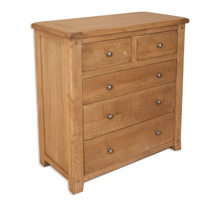 Melbourne Country Oak 2 Over 3 Chest