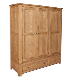 Melbourne Country Oak 3 Door 2 Drawer | A Touch of Furniture