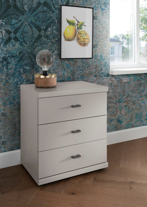 Wiemann Miami Plus 3 Drawer Bedside | A Touch of Furniture Oxfordshire