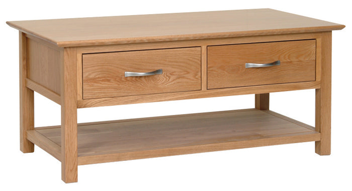 Hearts of Oak Coffee Table with 2 Drawers
