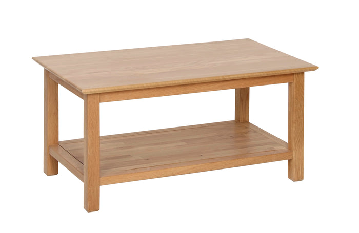 Hearts of Oak Large Coffee Table with Shelf