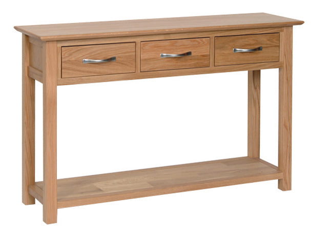 Hearts of Oak 3 Drawer Console Table