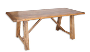 Odisha Mango Fixed Top Dining Table | A Touch of Furniture Oxfordshire
