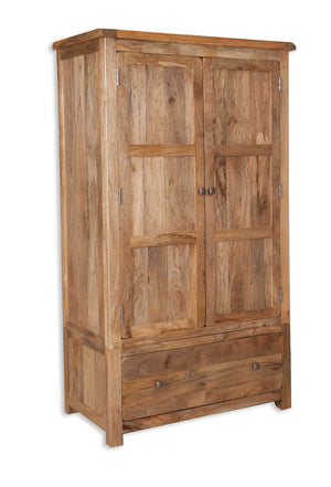 Odisha Mango 2 Door 1 Drawer Wardrobe | A Touch of Furniture Oxfordshire