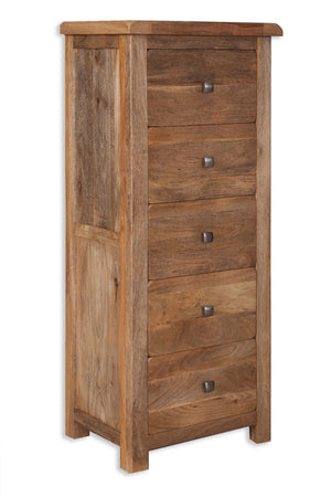 Odisha Mango 5 Drawer Tall Chest | A Touch of Furniture Oxfordshire