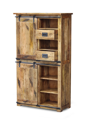 Raipur Mango Double Display Cabinet | A Touch of Furniture