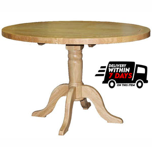 Woodstock Oak 120cm - 150cm Oval Table