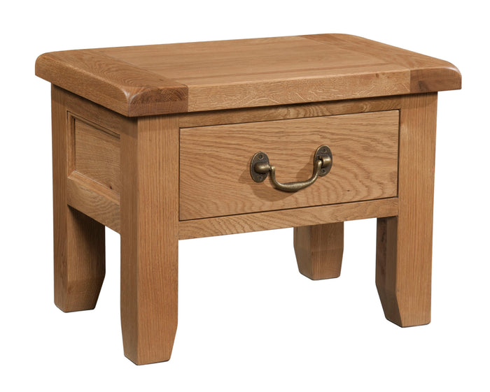 Somerset Oak Side Table with Drawer