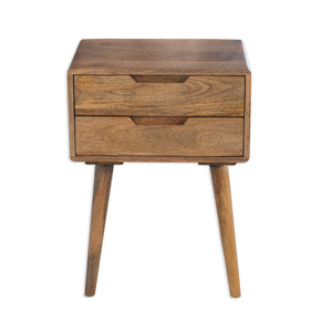 Surya Mango Side Table with Two Drawers | A Touch of Furniture Oxfordshire