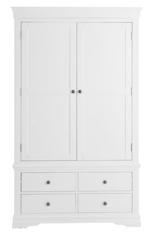 Oxfordshire Painted 2 Door 2 Drawer Double Wardrobe | A Touch of Furniture