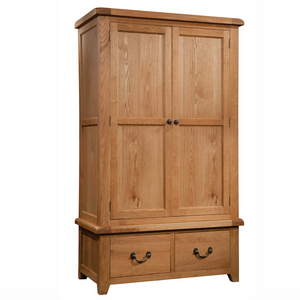 Somerset Oak Gents Robe with 2 Drawers | A Touch of Furniture Oxfordshire