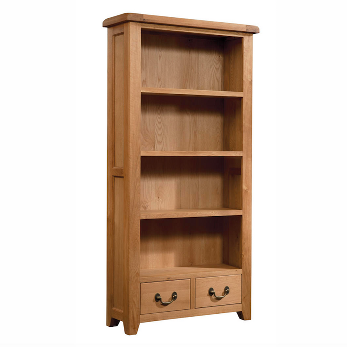Somerset Oak Bookcase 900mm x 1800mm
