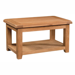 Somerset Oak Coffee Table with Storage | A Touch of Furniture