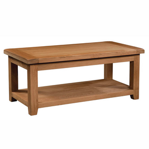 Somerset Oak Large Coffee Table with Storage | A Touch of Furniture