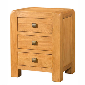 Avon Oak Bedside Table with 3 Drawers | A Touch of Furniture Oxfordshire