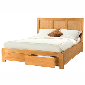Avon Oak 5ft Bed with 2 Storage Drawers | A Touch of Furniture Oxfordshire