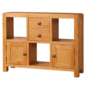 Avon Oak Low Display Cabinet with 2 Doors and 2 Drawers | A Touch of Furniture Banbury and Bicester