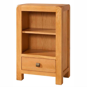 Avon Oak Modern Bookcase with Drawer - A Touch of Furniture Oxfordshire