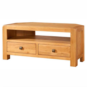 Avon Oak Corner TV Cabinet | A Touch of Furniture Banbury & Bicester
