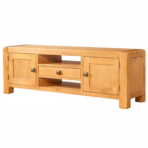 Avon Oak Wide Oak TV Cabinet | A Touch of Furniture Banbury & Bicester