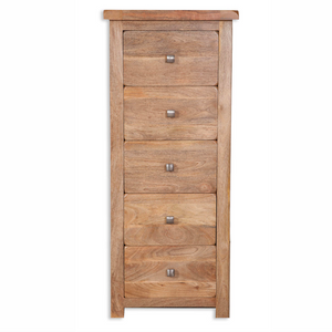 Odisha Mango 5 Drawer Tall Chest | A Touch of Furniture Oxfordshire