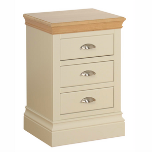 Lundy Pine Painted 3 Drawer Bedside | A Touch of Furniture Oxfordshire