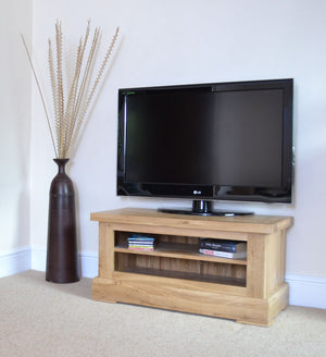 Wessex Oak Small TV Unit | A Touch of Furniture Oxfordshire