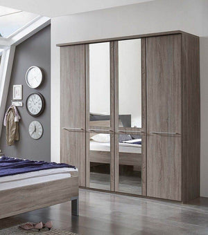 Wiemann Dakar 2 Wardrobe with Cornice and Mirrored Doors | A Touch of Furniture Banbury and Bicester