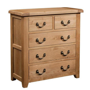 Somerset Oak 3 + 2 Chest | A Touch of Furniture Oxfordshire