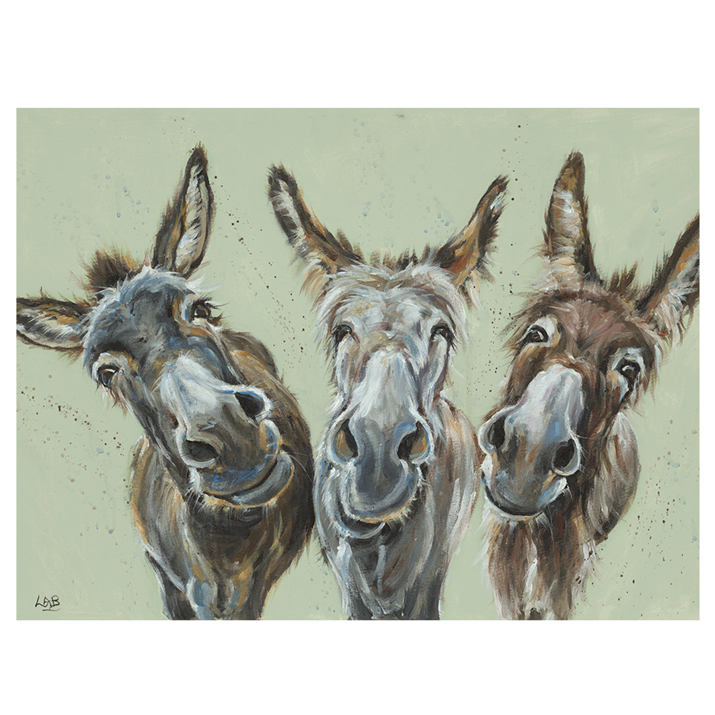 Wise Asses by Louise Brown | Framed Print – A Touch of Furniture