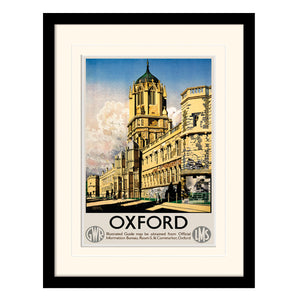 Oxford Tom Tower by Ernest Coffin | Framed Print