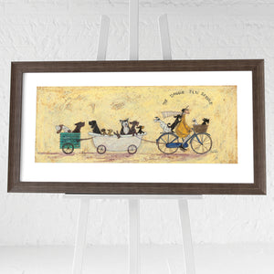 The Doggie Taxi Service by Sam Toft | Framed Print